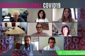 Imagen de la mesa sobre investigación clínica en el I Congreso Nacional Covid-19.