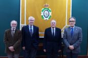 Participantes en la conferencia celebrada en la Real Academia de Ciencias Exactas, Físicas y Naturales