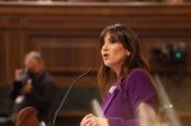 Inés Plaza, durante su intervención en el Congreso.