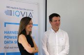 Concha Almarza, directora general, y Miguel Martínez, director de Offering, Data Supply and Client Services de IQVIA