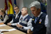 Sánchez y García Page, en la reunión del Cecopi