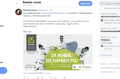 Imagen de la cuenta de Twitter de la directora de Farmacia, Patricia Lacruz.