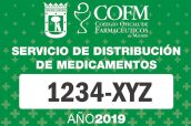 Vilnilo identificativo de la distribución farmacéutica para acceder a Madrid Central.