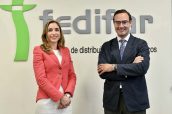 Matilde Sánchez, presidenta de Fedifar, y Luis de Palacio, presidente de FEFE