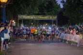 Imagen de la salida en la carrera nocturna organizada por el COF de La Coruña