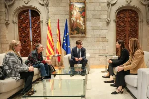 Un momento del encuentro en la Generalitat.