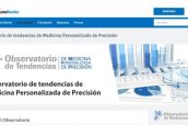 Imagen de la web de Fundación Instituto Roche, donde se ha alojado el Observatorio de Tendencias de Medicina de Precisión.