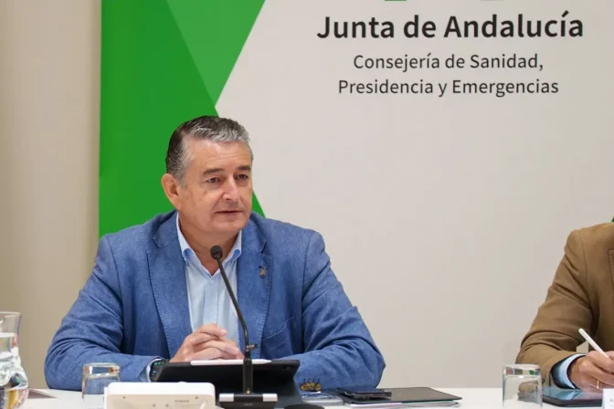 El consejero Antonio Sanz.