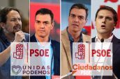 Pedro Sánchez tiene la posibilidad de elegir a su socio preferente entre Pablo Iglesias y Albert Rivera