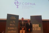 Alberto Mantilla y Santiago Rubio, presidente y vocal del COFNavarra