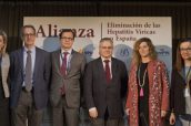 Representantes de la Alianza para la Eliminación de las Hepatitis Víricas en España.