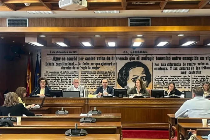 Representantes del COFB y CoMB durante su comparecencia en el Senado