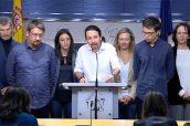 Rueda de prensa Podemos - Pablo Iglesias Congreso de los Diputados