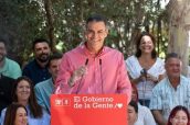 El presidente del Gobierno durante  un mitin de la pasada campaña.