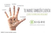 Imagen de la campaña de Sigre 'Tu mano también cuenta'.