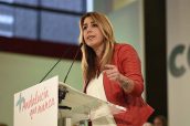 Susana Díaz, presidenta de Andalucía y candidata del PSOE