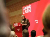 Carlos Martínez, durante una intervención de la actual campaña electoral.
