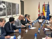 Reunión de la Comisión Académica del Consejo de Universidades de Castilla y León, y el consejero de Industria, Universidades, Empleo y Comercio, Juan Carlos Suárez-Quiñones,