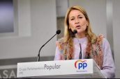 Elena Nevado, portavoz del PP en la Comisión de Sanidad, del Parlamento de Extremadura.
