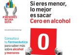 Imagen de la campaña para la prevención del consumo de alcohol en menores que canalizará a través de las farmacias españolas.