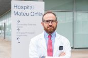 Gabriel Mercadal, del Servicio de Farmacia Hospitalaria del Mateu Orfila.