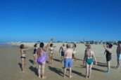 Actividades de verano en una playa de Huelva. (Foto: Ayuntamiento de Huelva)