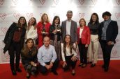Equipo de anefp y Atrevia en la entrega de premios de SaludFestival 2021.