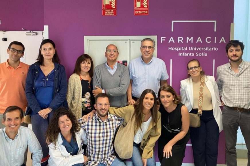 Equipo de Farmacia del hospital madrileño.