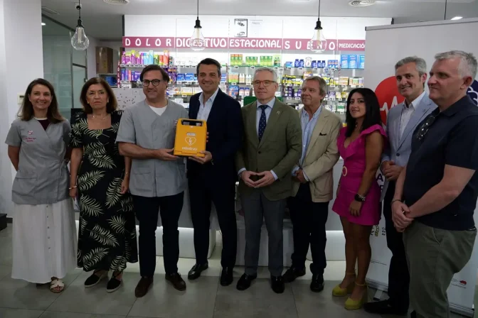 Entrega de un dispotivo en una de las oficinas participantes