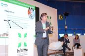 Guillermo Bagaría, responsable de proyectos profesionales del COF de Barcelona, durante su intervención en Infarma