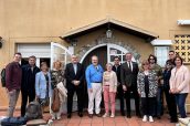 De izquierda a derecha: Xavier Robinat (FEFAC), Jordi del Cacho (FEFAC), Amèlia Barbero (FEFAC), Carmen Hernández (FEFAC), Antoni Torres (FEFAC), Paco Mateo (AFRUC), Isabel Garrido (AFRUC), Eduardo Cacho (FEFAC), Toni Veciana (COFT), Mª Esther Fernández (FEFAC), Roger Bel (FEFAC), Pilar Miró (FEFAC), Guille Isanta (FEFAC) y Ana Quintilla (FEFAC).